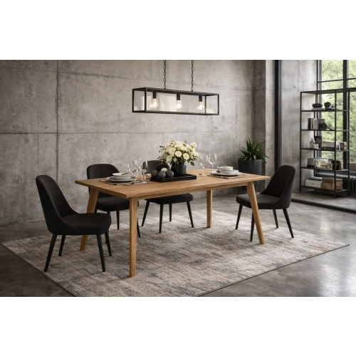 Stół ST-100A  prostokątny drewniany- dąb,jesion .